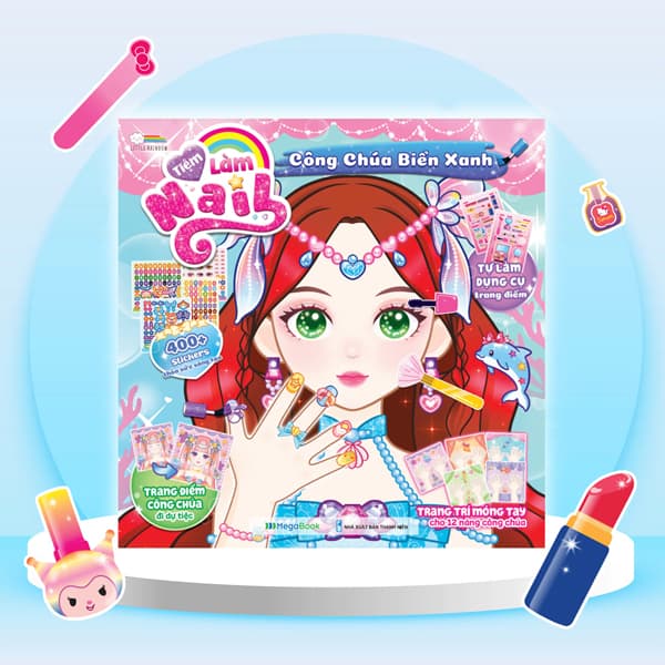Sách Tiệm Làm Nail - Công Chúa Biển Xanh