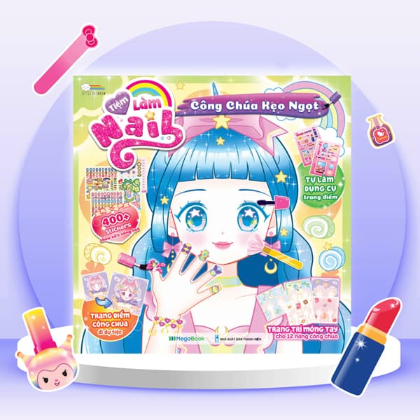 Sách Tiệm Làm Nail - Công Chúa Kẹo Ngọt