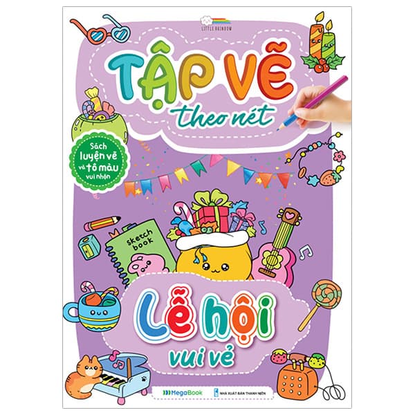 Sách Tập Vẽ Theo Nét - Lễ Hội Vui Vẻ - Theo Theobald