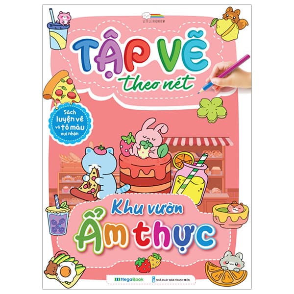 Sách Tập Vẽ Theo Nét - Khu Vườn Ẩm Thực