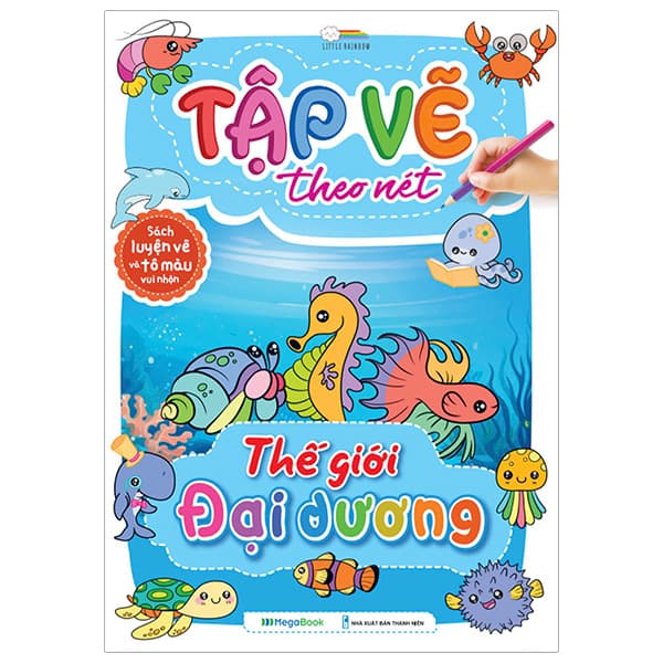 Sách Tập Vẽ Theo Nét - Thế Giới Đại Dương - Theo Theobald