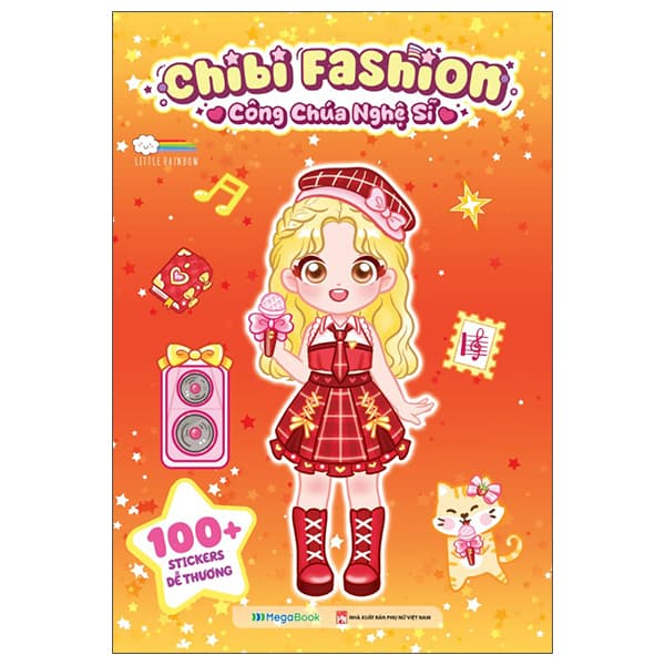 Sách Chibi Fashion - Công Chúa Nghệ Sĩ - Little Rainbow