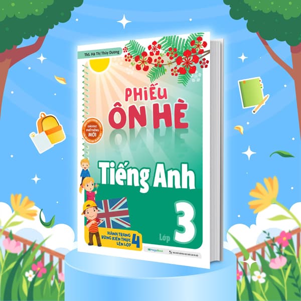 Sách Phiếu Ôn Hè Tiếng Anh Lớp 3 - Dương Thị Hà