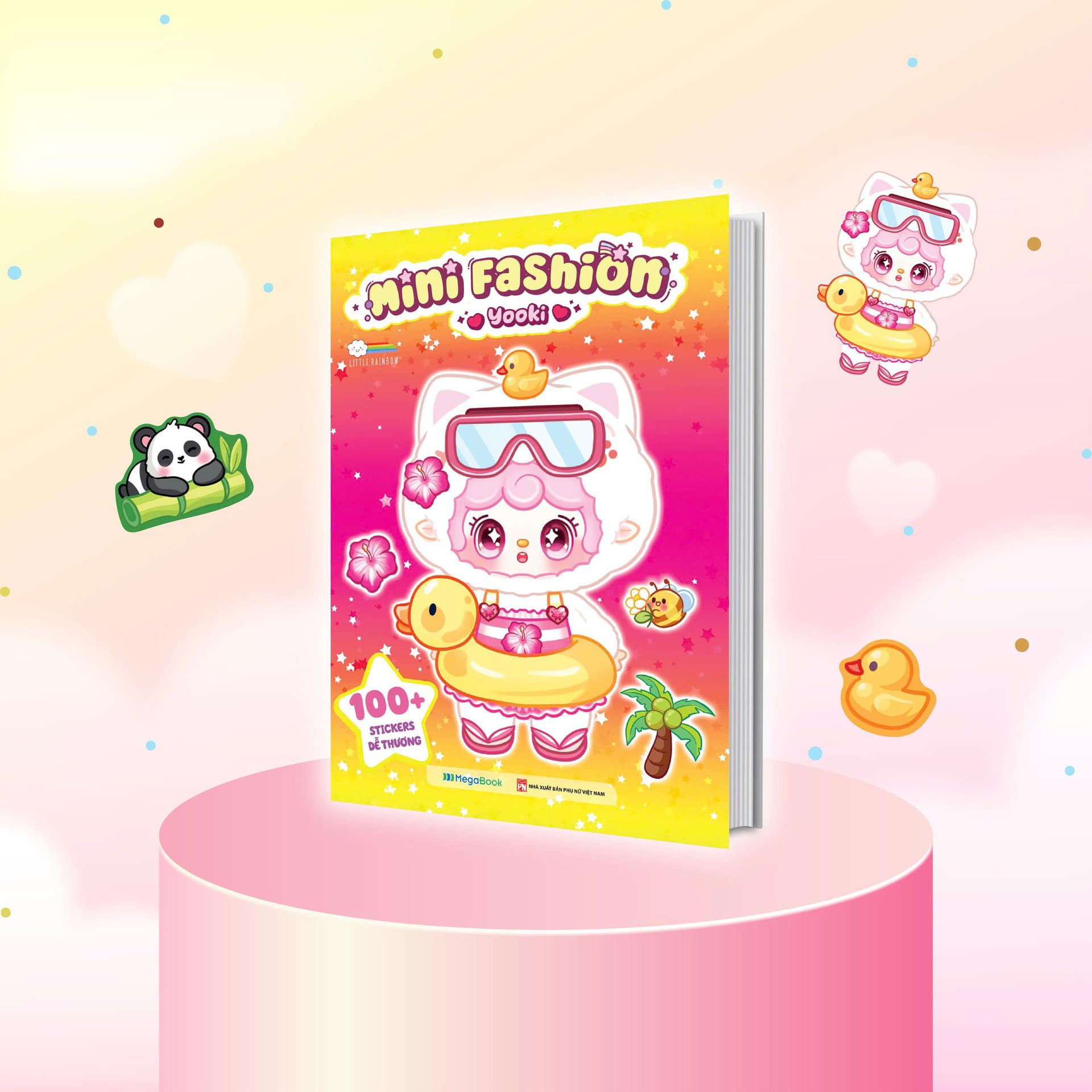 Sách Mini Fashion - Yooki - 100+ Stickers Dễ Thương - Việt Thư