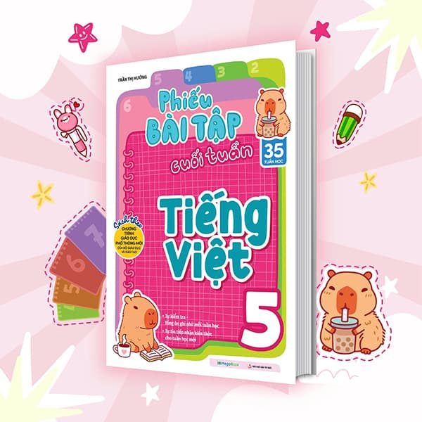 Sách Phiếu Bài Tập Cuối Tuần Tiếng Việt 5 - Trần Thị Hường