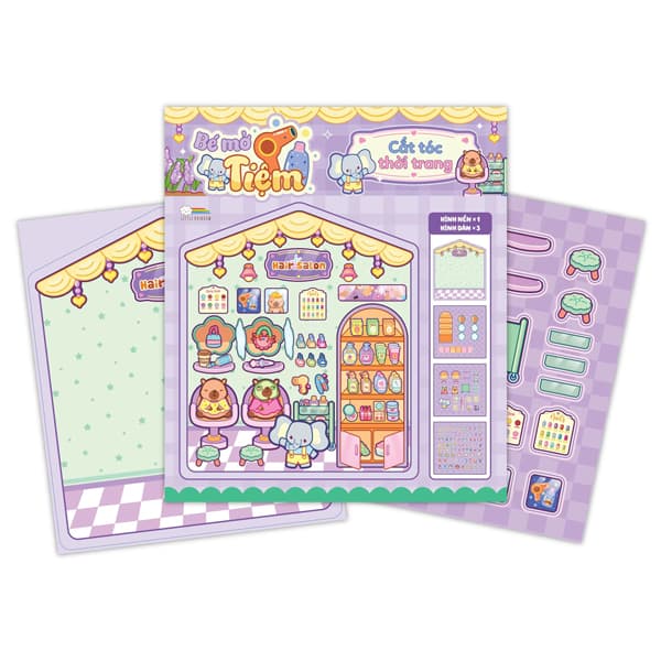 Sách Bé Mở Tiệm - Cắt Tóc Thời Trang