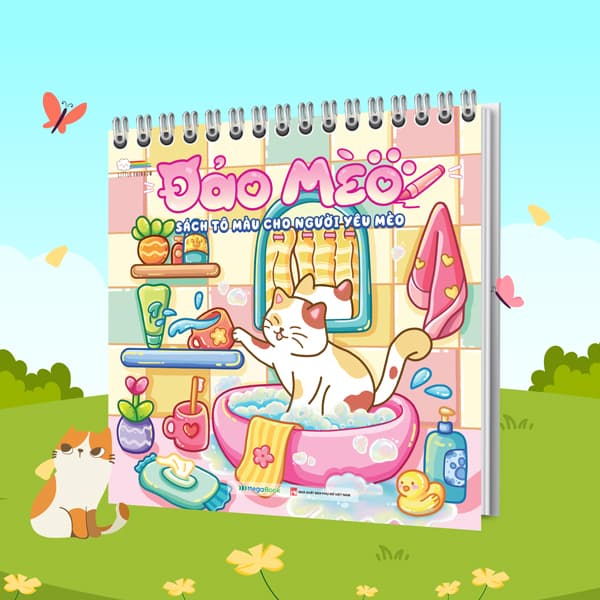 Sách Đảo Mèo - Sách Tô Màu Cho Người Yêu Mèo