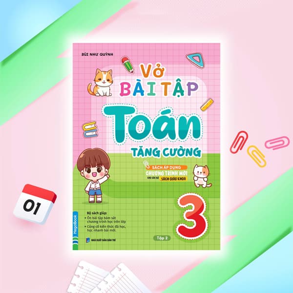 Sách Vở Bài Tập Toán Tăng Cường 3 - Tập 2 - Bùi Như Quỳnh