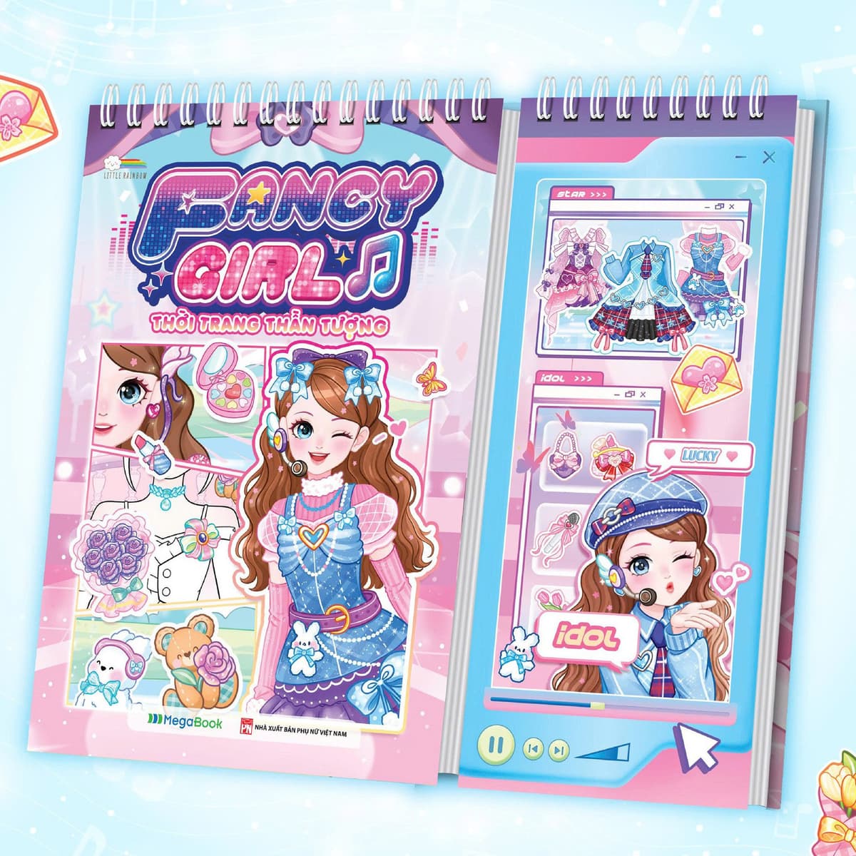 Sách Fancy Girl - Thời Trang Thần Tượng - Little Rainbow