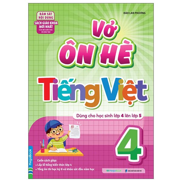 Sách Vở Ôn Hè Tiếng Việt 4 - Dành Cho Học Sinh Lớp 4 Lên Lớp 5 - Đào Lan Phương