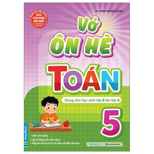 Sách Vở Ôn Hè Toán 5 - Dùng Cho Học Sinh Lớp 5 Lên Lớp 6 - Ngọc Huyền