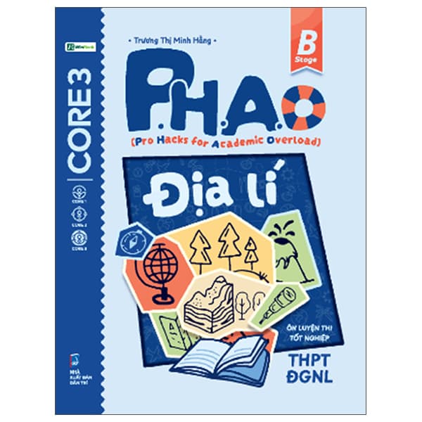 Sách P.H.A.O - Pro Hacks For Academic Overload - Địa Lí - Ôn Luyện Thi Tốt Ng - Trương Minh Trí