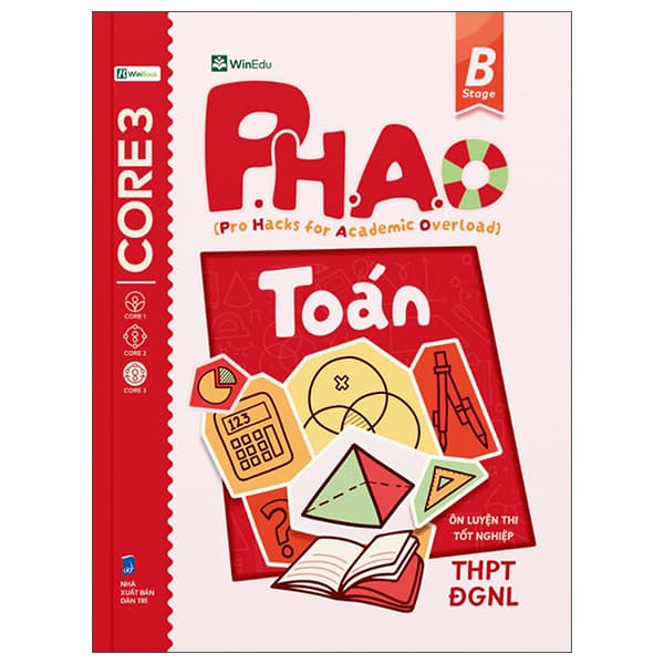Sách P.H.A.O - Pro Hacks For Academic Overload - Toán - Ôn Luyện Thi Tốt Nghiệ - WinEdu