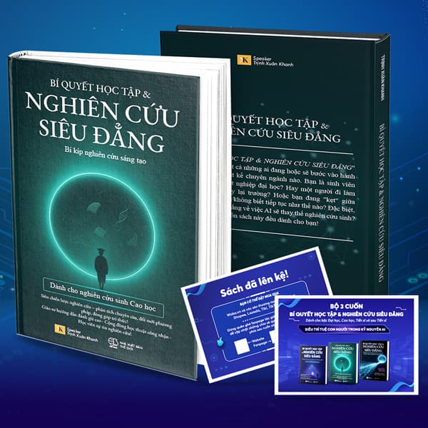 Sách Bí Quyết Học Tập Và Nghiên Cứu Siêu Đẳng - Bí Kíp Nghiên Cứu - Trịnh Xuân Khanh