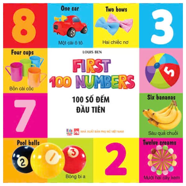 Sách First 100 Numbers - 100 Số Đếm Đầu Tiên - Ben Renshaw