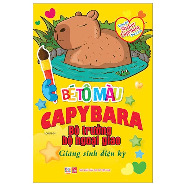 Sách Bé Tô Màu Capybara - Bộ Trưởng Bộ Ngoại Giao - Giáng Sinh Diệu - Louis Ben