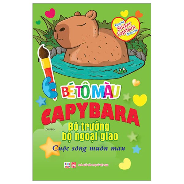 Sách Bé Tô Màu Capybara - Bộ Trưởng Bộ Ngoại Giao - Cuộc Sống Muô - Ben Renshaw