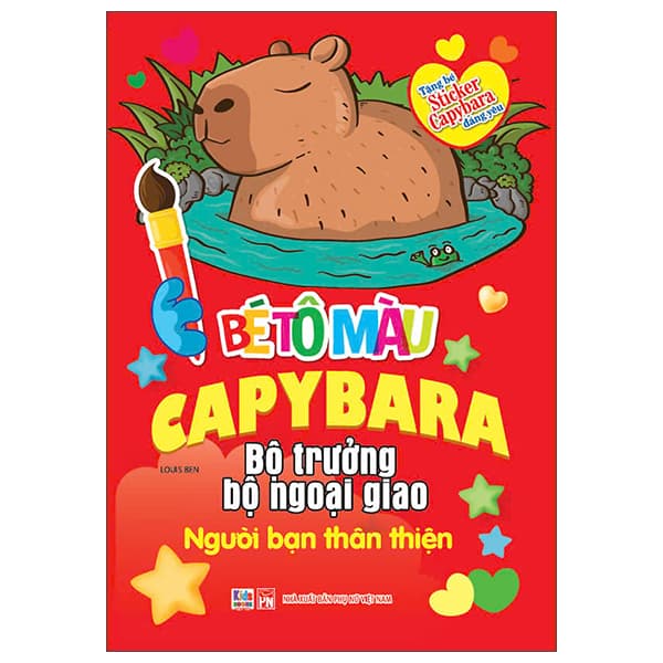 Sách Bé Tô Màu Capybara - Bộ Trưởng Bộ Ngoại Giao - Người Bạn T - Louis Ben