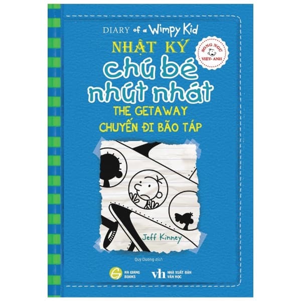 Sách Song Ngữ Việt - Anh - Diary Of A Wimpy Kid  - Nhật Ký Chú Bé Nhút Nhát - Jeff Kinney