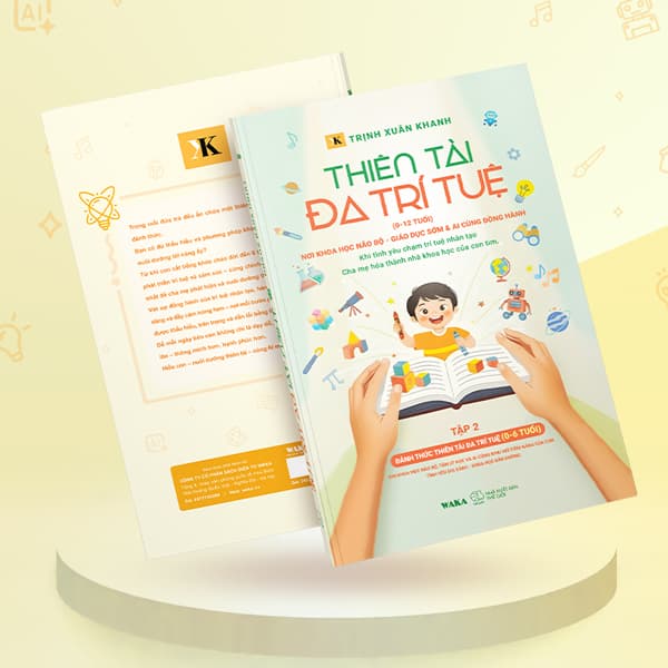 Sách Thiên Tài Đa Trí Tuệ (0-12 Tuổi) - Tập 2 - Đánh Thức Thiên Tài Đ - Tri Thức