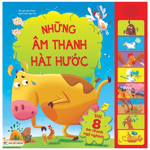 Sách Sách Âm Thanh - 8 Âm Thanh Ngộ Nghĩnh - Những Âm Thanh Hài Hước - Thanh Thanh