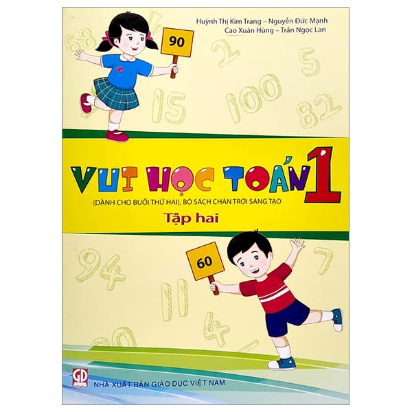 Sách Vui Học Toán 1 - Tập 2 (Dành Cho Buổi Thứ Hai - Bộ Sách Chân Trời - Trần Ngọc Lan