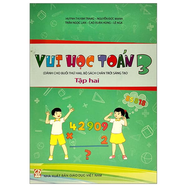 Sách Vui Học Toán 3 - Tập 2 (Bộ Chân Trời Sáng Tạo) - Nhiều Tác Giả