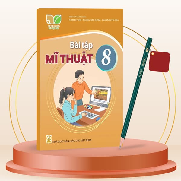 Sách Bài Tập Mĩ Thuật 8 (Kết Nối) (Chuẩn) - Kèm Bút Chì 2B Deli 33312-2 - Đinh Gia Lê