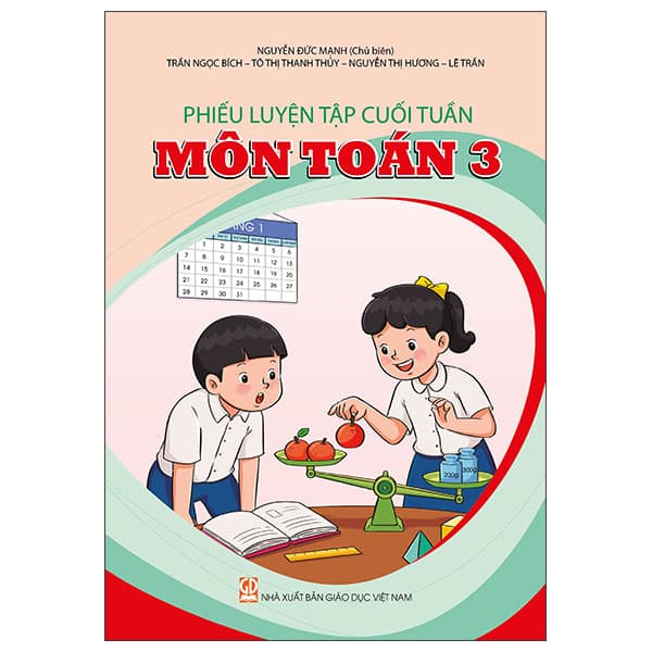 Sách Phiếu Luyện Tập Cuối Tuần - Môn Toán 3