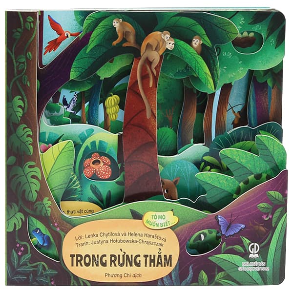 Sách Tò Mò Muốn Biết... - Trong Rừng Thẳm - Bìa Cứng - Lenka Chytilova