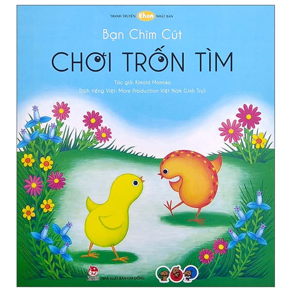 Sách Ehon - Bạn Chim Cút - Chơi Trốn Tìm - Kimoto Momoko
