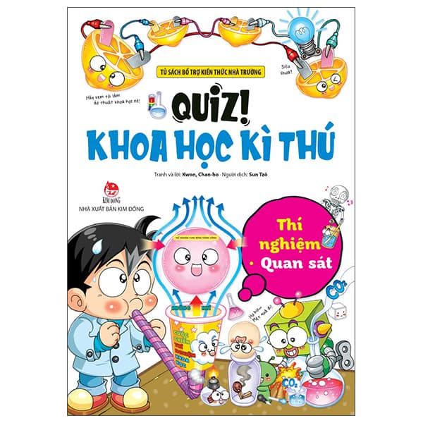 Sách Quiz! Khoa Học Kì Thú - Thí Nghiệm-Quan Sát - Kwon