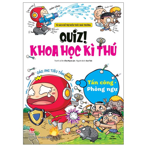 Sách Quiz! Khoa Học Kì Thú - Tấn Công-Phòng Ngự - Chà
