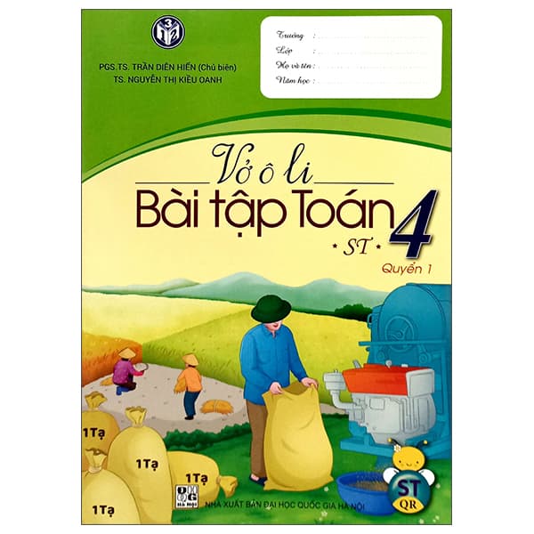 Sách Vở Ô Li Bài Tập Toán Lớp 4 - Quyển 1 - Nguyễn Thị Oanh