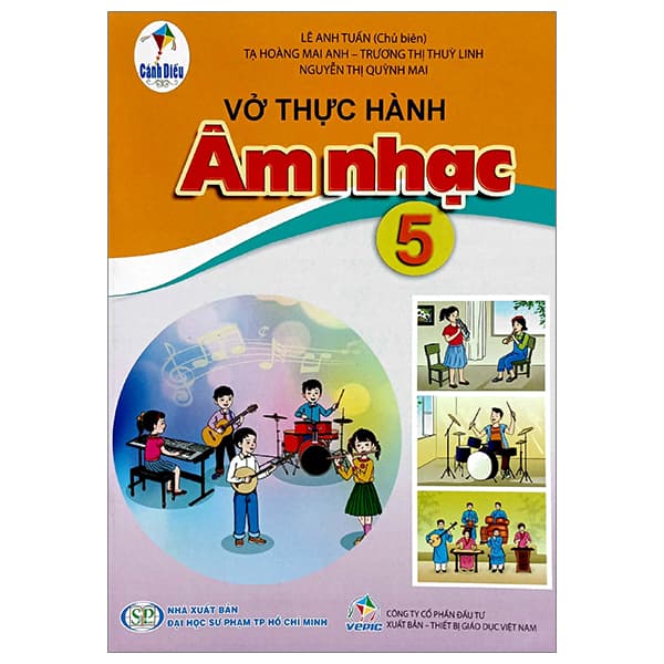 Sách Vở Thực Hành Âm Nhạc 5 (Cánh Diều) (Chuẩn) - Lê Anh Tuấn