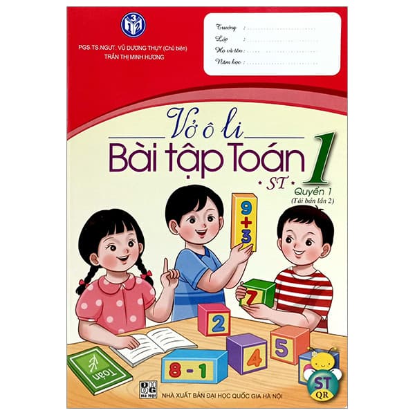 Sách Vở Ô Li Bài Tập Toán 1 - Quyển 1 (Sáng Tạo) - Trần Minh Hương