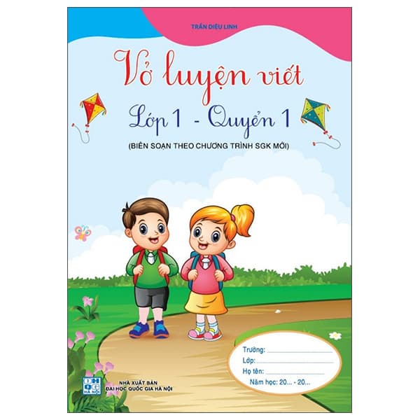 Sách Vở Luyện Viết Lớp 1 - Quyển 1 (Cánh Diều) - Trần Diệu Linh