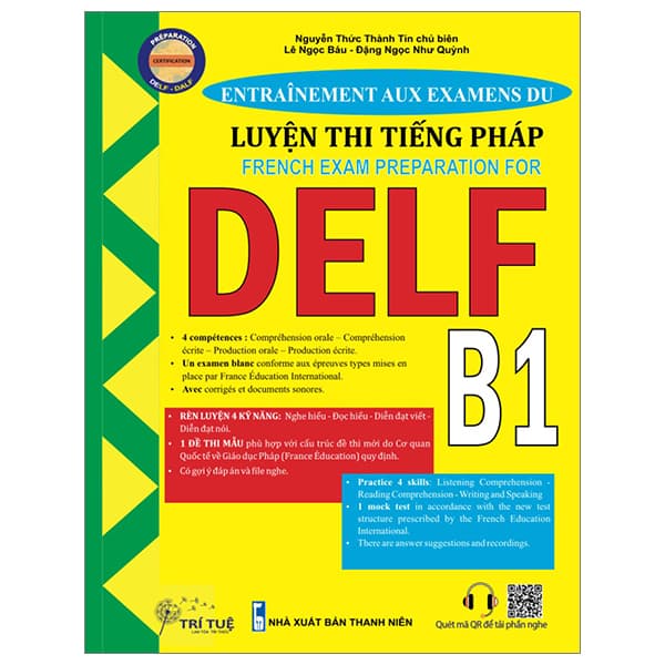 Sách Luyện Thi Tiếng Pháp DELF B1 - Nguyễn Đức Thành