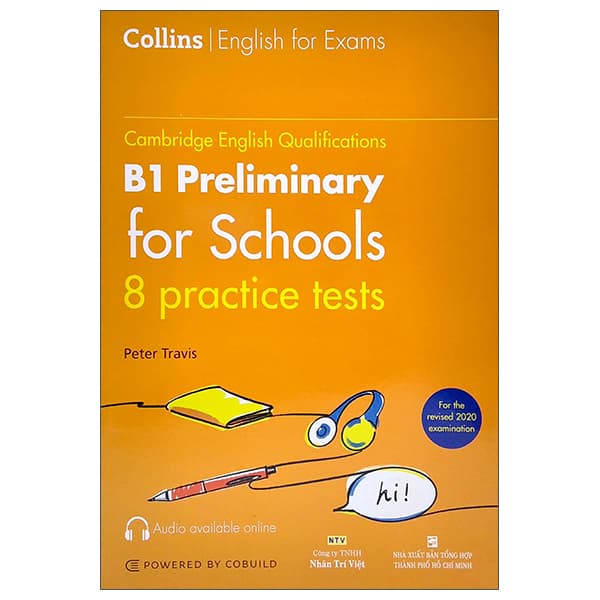 Sách Cambridge English Qualifications - B1 Preliminary For Schools - 8 Practice Tests - Collins Dictionaries
