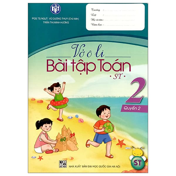 Sách Vở Ô Li Bài Tập Toán Lớp 2 - Quyển 2 - PGS TS NSƯT Vũ Dương Thụy