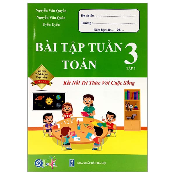 Sách Bài Tập Tuần Toán 3 - Tập 1 (Kết Nối) (2022) - Nguyễn Văn Quyền