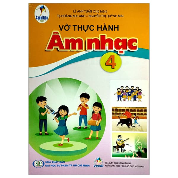 Sách Vở Thực Hành Âm Nhạc 4 (Cánh Diều) (Chuẩn) - Thanh Mai