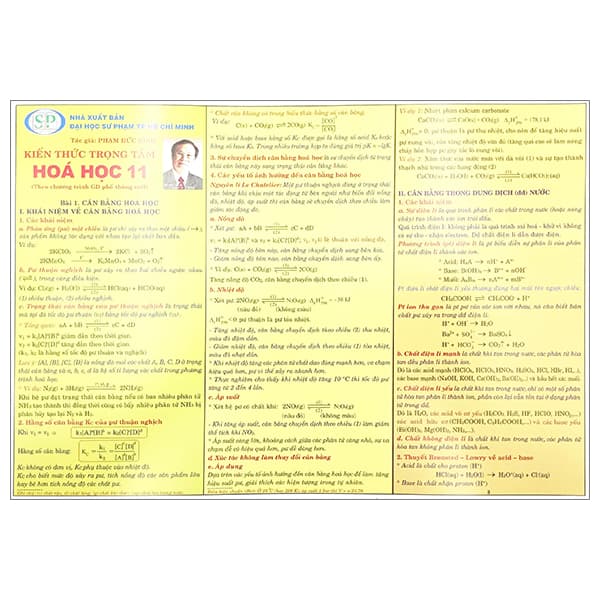 Sách Kiến Thức Trọng Tâm Hóa Học 11 (Theo Chương Trình Giáo Dục Phổ - Phạm Đức Bình