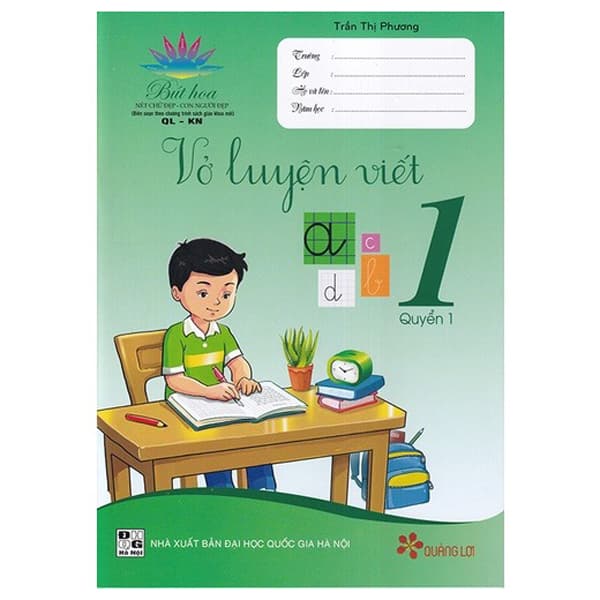 Sách Vở Luyện Viết 1 - Quyển 1 - Trần Thị Phương