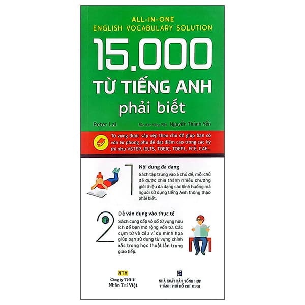Sách 15.000 Từ Tiếng Anh Phải Biết - Nguyễn Thành Yến
