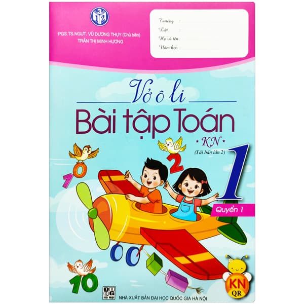 Sách Vở Ô Li Bài Tập Toán 1 - Tập 1 (Kết Nối - 2022) - Vũ Dương Thụy