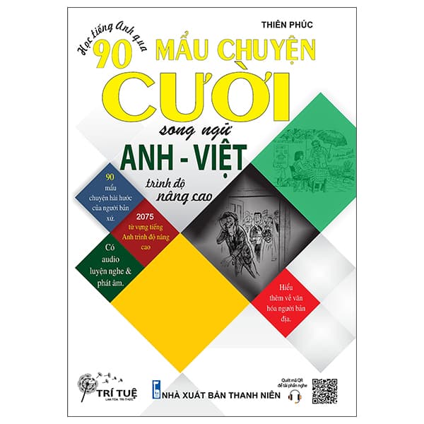 Sách Học Tiếng Anh Qua 90 Mẩu Chuyện Cười Song Ngữ Anh - Việt (Trình � - Thiên Phúc