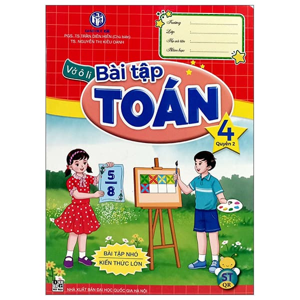 Sách Vở Ô Li Bài Tập Toán Lớp 4 - Quyển 2 - PGS TS Trầm Diên Hiển