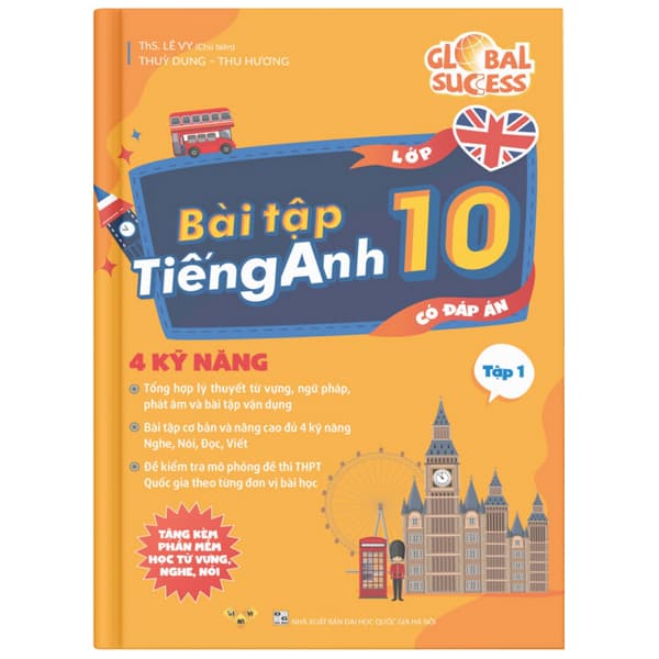 Sách Global Success - Bài Tập Tiếng Anh 10 - Tập 1 (Có Đáp Án)
