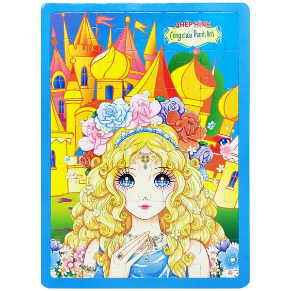 Sách Ghép Hình Công Chúa Thanh Lịch (Tái Bản) - Huyền Linh